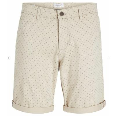 Korte broek Jack & Jones JPSTBOWIE SHORTS SA PRINTER MID 12230336 Beige - Maat: S