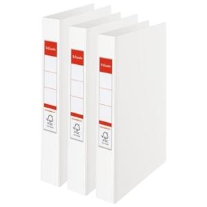 Esselte Ringband mappen/ordners - 6x - wit - A4 - opbergen - kantoorartikelen