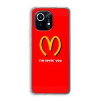 I'm lovin' you: Xiaomi Mi 11 Transparant Hoesje