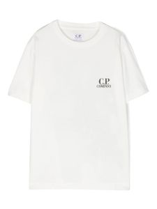 C.P. Company Kids t-shirt en coton à logo imprimé - Blanc