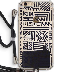 Marrakech print: iPhone 6 PLUS / 6S PLUS Transparant Hoesje met koord