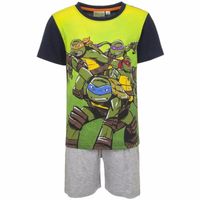 Ninja Turtles korte pyjama grijs - thumbnail