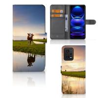 Xiaomi Redmi Note 12 5G | Poco X5 | Telefoonhoesje | Met pasjeshouder | Koe