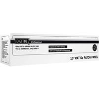 Digitus DN-91508U 8 poorten Netwerkpatchpaneel 254 mm (10) CAT 5e 1 HE Zwart Ingericht