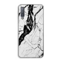 Witte marmer 2: Samsung Galaxy A7 (2018) Transparant Hoesje Witte marmer 2: Samsung Galaxy A7 (2018) Transparant Hoesje