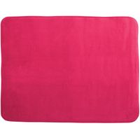 MSV Badkamerkleedje/badmat tapijt - voor op de vloer - fuchsia roze - 50 x 70 cm - Badmatjes - thumbnail
