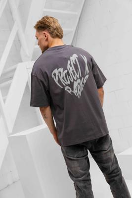 Project X Paris Cœur T-Shirt Heren Donkergrijs - Maat XS - Kleur: Donkergrijs | Soccerfanshop