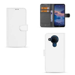 Nokia 5.4 Book Case Wit met Pasjeshouder