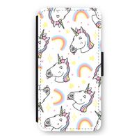 Rainbow Unicorn: iPhone 11 Flip Hoesje