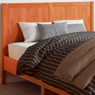 Hoofdbord 150 cm massief grenenhout wasbruin