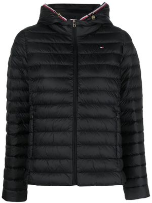Tommy Hilfiger doudoune zippée à capuche - Noir