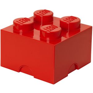 Room Copenhagen LEGO Storage Brick 4 Rood opbergdoos