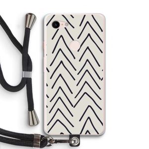 Marrakech Arrows: Pixel 3 XL Transparant Hoesje met koord
