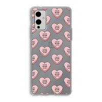 Chicks before dicks: OnePlus 9 Transparant Hoesje
