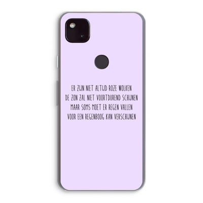 Regenboog: Google Pixel 4a 5G Transparant Hoesje
