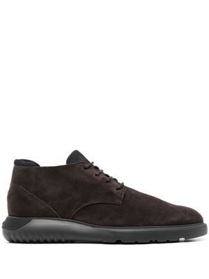 Hogan bottines à lacets - Marron