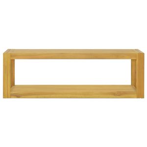 The Living Store Badkaast - Teakhout - 110x45x35 cm - Wandmontage