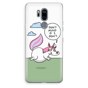 Unicorn: LG G7 Thinq Transparant Hoesje