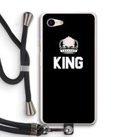 King zwart: Pixel 3 XL Transparant Hoesje met koord