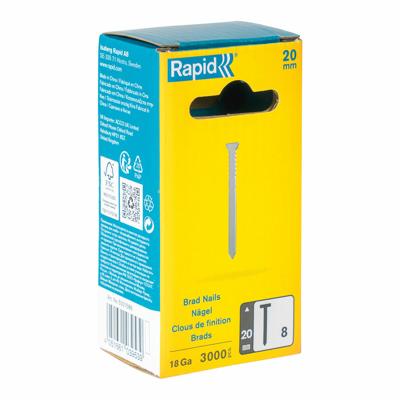 Spijkers Rapid 18ga 20 mm Gegalvaniseerd (3000 Stuks)