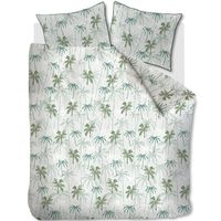 Rivièra Maison Dekbedovertrek Palm Parade Groen-Lits-jumeaux (240 x 200/220 cm) - thumbnail