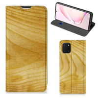 Samsung Galaxy Note 10 Lite Book Wallet Case Licht Hout