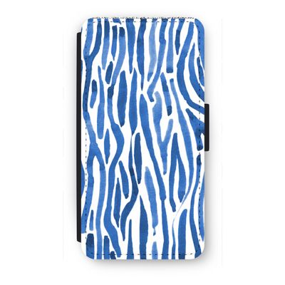 Blauwe nerven: iPhone 8 Plus Flip Hoesje