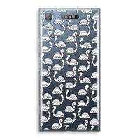 Zwanen: Sony Xperia XZ1 Transparant Hoesje
