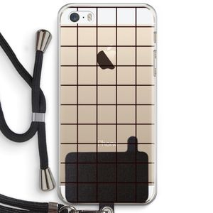 Rooster: iPhone 5 / 5S / SE Transparant Hoesje met koord