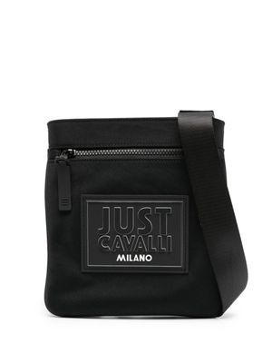 Just Cavalli sacoche à patch logo - Noir