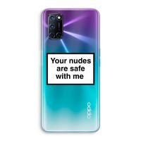 Safe with me: Oppo A72 Transparant Hoesje