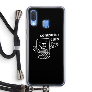 Floppyhead: Samsung Galaxy A40 Transparant Hoesje met koord