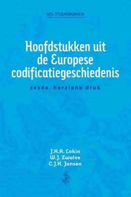 Hoofdstukken uit de Europese codificatiegeschiedenis (Paperback)