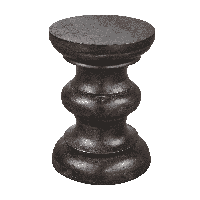 WOOOD Bijzettafel 'Jonah' Mangohout, 30cm