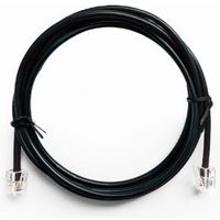 Gembird TC6P4CR-2M telefoonkabel Zwart