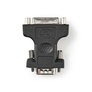 Nedis VGA-Adapter | VGA Male | DVI-I 24+5-Pins Female | Zwart | 1 stuks - CCGB32901BK CCGB32901BK