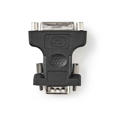 Nedis VGA-Adapter | VGA Male | DVI-I 24+5-Pins Female | Zwart | 1 stuks - CCGB32901BK CCGB32901BK