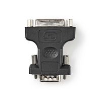 Nedis VGA-Adapter | VGA Male | DVI-I 24+5-Pins Female | Zwart | 1 stuks - CCGB32901BK CCGB32901BK Nedis VGA-Adapter | VGA Male | DVI-I 24+5-Pins Female | Zwart | 1 stuks - CCGB32901BK CCGB32901BK