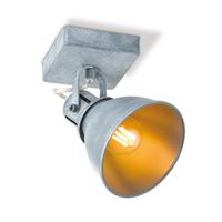 Light depot - LED opbouwspot Fama Ø 9,5 cm - grijs betonlook - Outlet