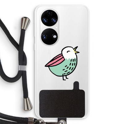 Birdy: Huawei P50 Transparant Hoesje met koord