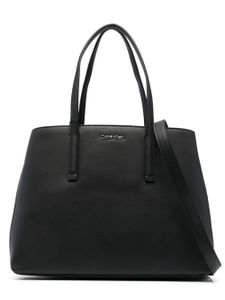 Calvin Klein sac cabas en cuir artificiel à logo - Noir