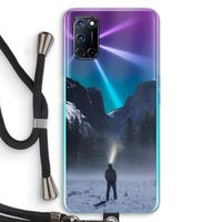Wanderlust: Oppo A92 Transparant Hoesje met koord