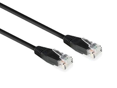 Act u/utp-netwerkkabel cat6 koper 5 m zwart - Velleman