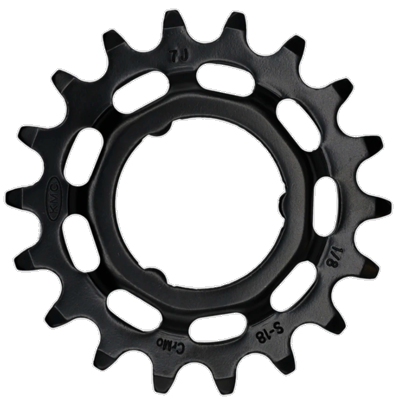 Shimano Kmc tandwiel wide 18t achter zwart