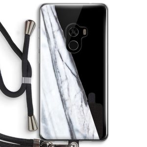 Gestreepte marmer: Xiaomi Mi Mix 2 Transparant Hoesje met koord