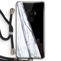 Gestreepte marmer: Xiaomi Mi Mix 2 Transparant Hoesje met koord
