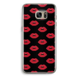 Lips: Samsung Galaxy S7 Edge Transparant Hoesje