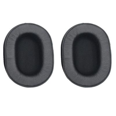 1 paar zachte spons Oorkap hoofdtelefoon jas voor audio-Technica ATH-MSR7/M50X/M20/M40/M40X (zwart)