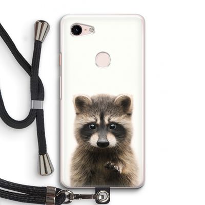 Rocco: Pixel 3 Transparant Hoesje met koord