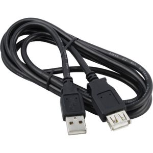 Goobay 68903 USB-kabel USB 2.0 1,8 m USB A Zwart